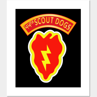 44th Scout Dog Platoon 25th Infantry Div Posters and Art